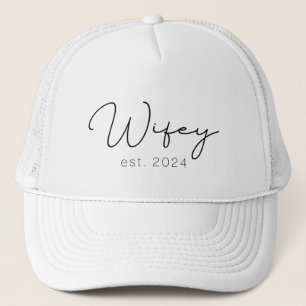 Gorra De Camionero Wifey Acabo De Casarse Recientemente
