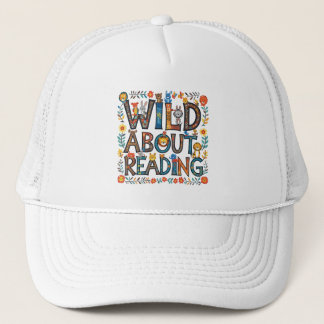Gorra De Camionero Wild About Read Cute Jungle Animals Book Lover