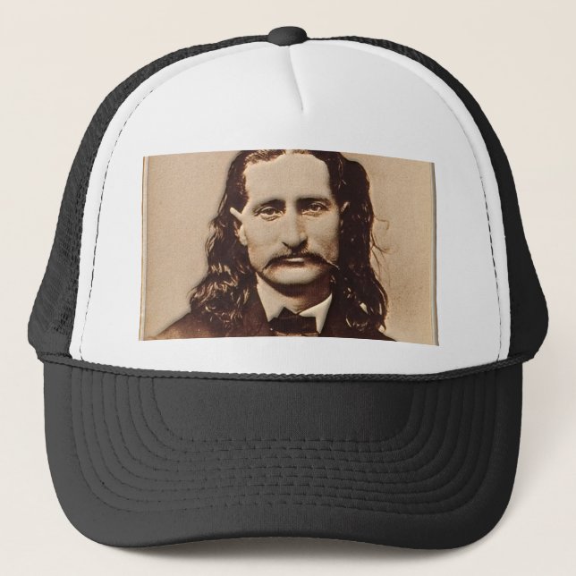 Gorra De Camionero Wild Bill Hickok que pinta el retrato (Anverso)