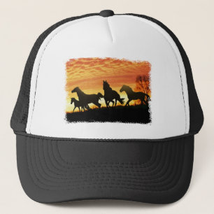 Gorra De Camionero Wild Mustangs