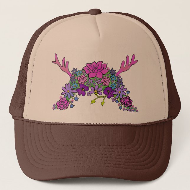 Gorra de camionero Wild Thing Wildflower Queen (Anverso)