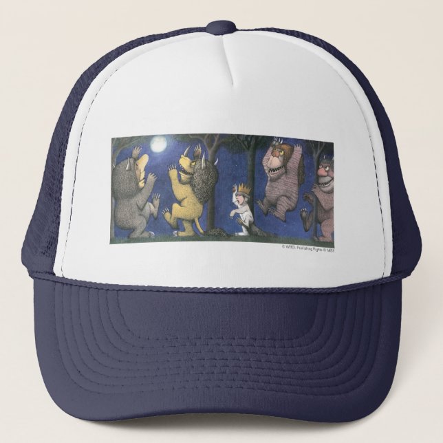 Gorra De Camionero Wild Things and Max Dancing in Moonlight (Anverso)