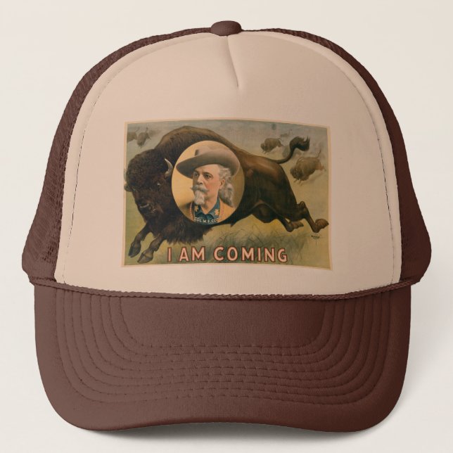 Gorra De Camionero Wild West Show de Buffalo Bill Cody - Circa 1900 (Anverso)