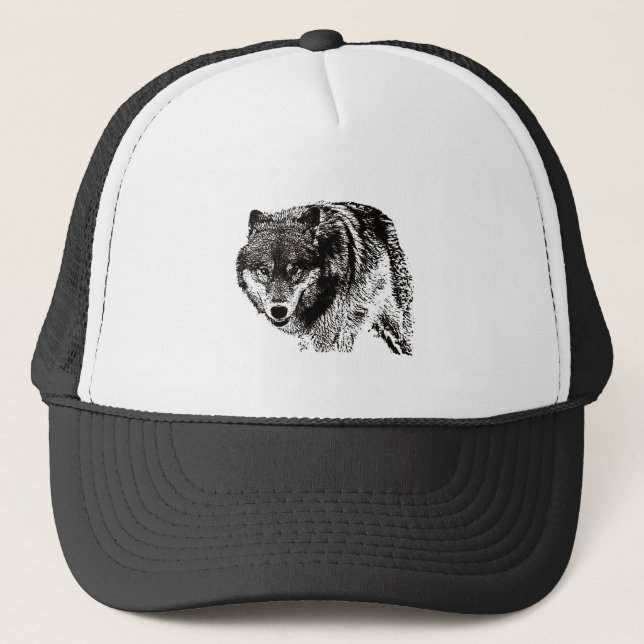 Gorra De Camionero Wild Wolf (Anverso)