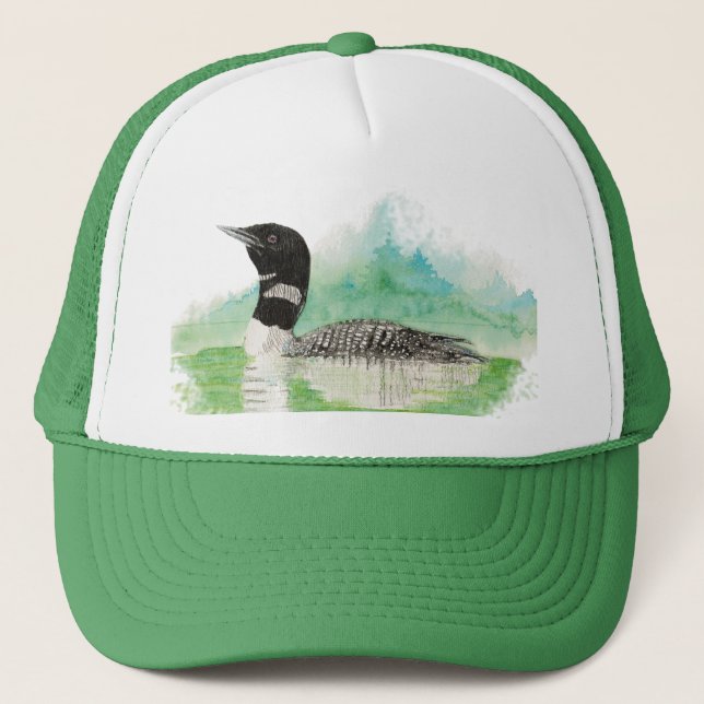 Gorra De Camionero Wilderness Loon Cap (Anverso)