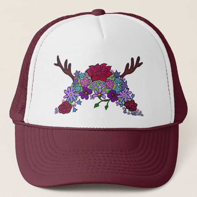 Gorra De Camionero Wildflower Queen Trucker Hat (Anverso)