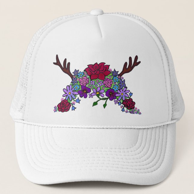 Gorra De Camionero Wildflower Queen Trucker Hat (Anverso)