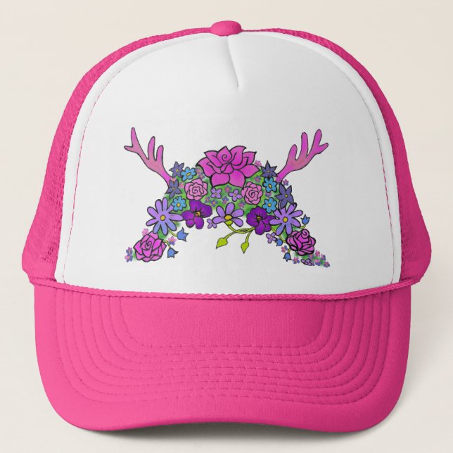 Gorra De Camionero Wildflower Queen Trucker Hat (Anverso)