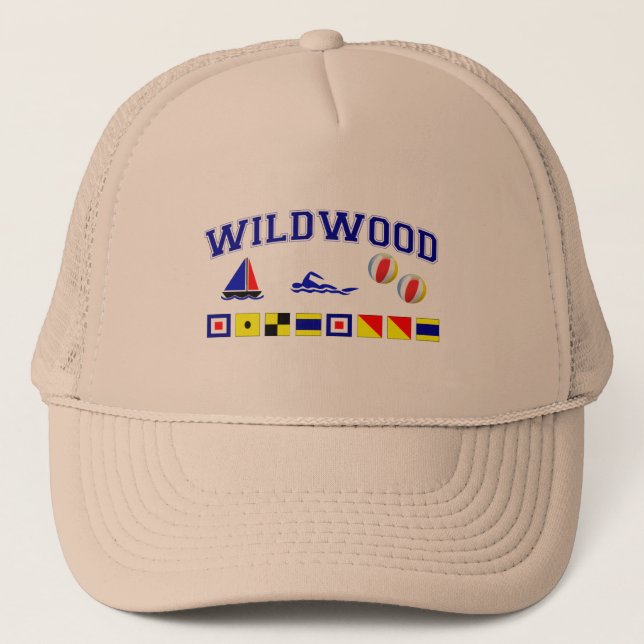 Gorra De Camionero Wildwood, NJ (Anverso)