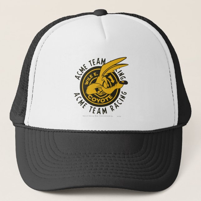 Gorra De Camionero Wile E. Coyote Acme Team Racing (Anverso)