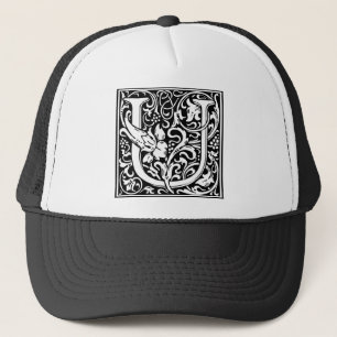 Gorra De Camionero William Morris Alphabet "U"
