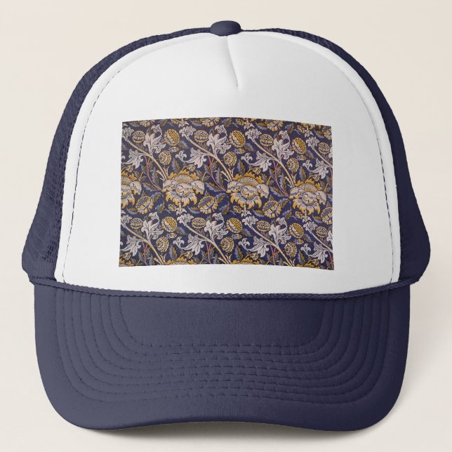 Gorra De Camionero William Morris Wey Floral Wallpaper (Anverso)