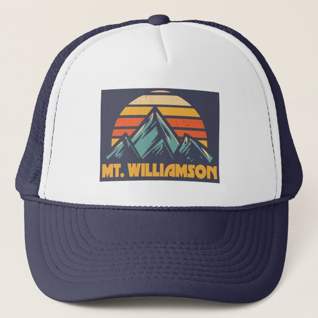 Gorra De Camionero Williamson California Retro Turquoise (Anverso)