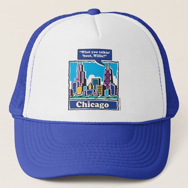 Gorra De Camionero Willis Tower/Sears Tower (Anverso)