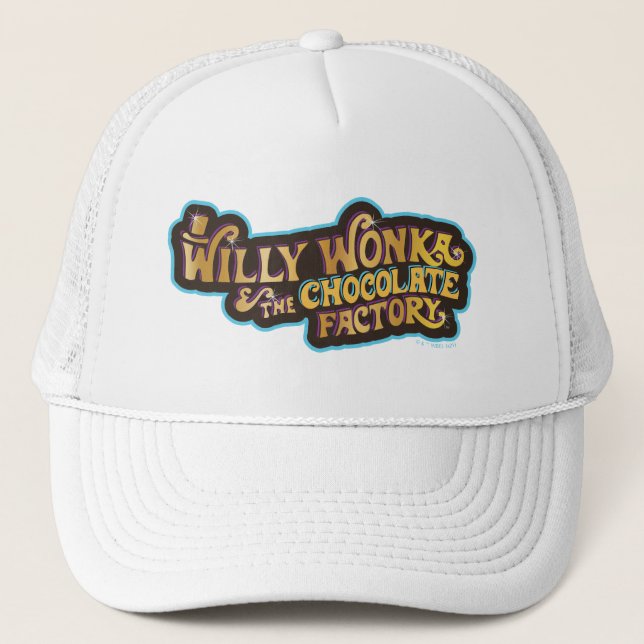 Gorra De Camionero Willy Wonka & the Chocolate Factory Logo (Anverso)