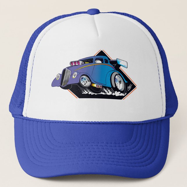 Gorra De Camionero Willys azul (Anverso)