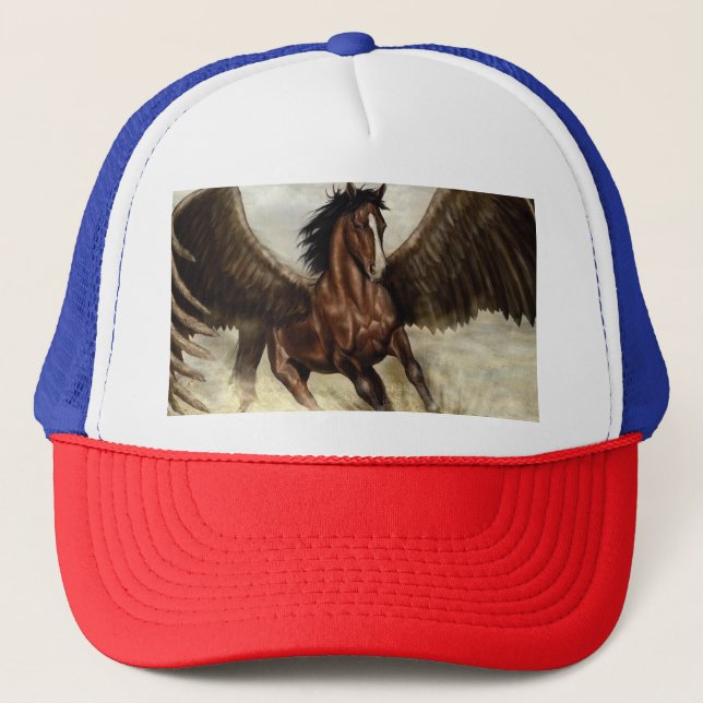 Gorra De Camionero Winged Pegasus (Anverso)
