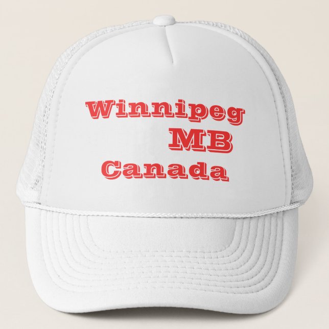 Gorra De Camionero Winnipeg Manitoba Canada (Anverso)