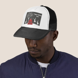 Gorra De Camionero Winter Bunny Hoppy Holidays
