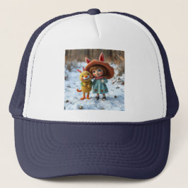 Gorra De Camionero „Winterfreunde – Magische Freundschaft im Schnee“