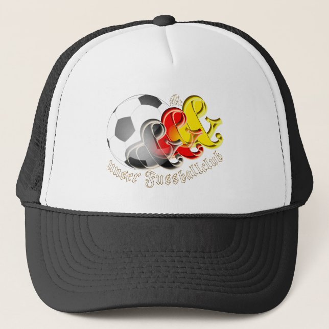 Gorra De Camionero Wir und unser Fussballclub (Anverso)