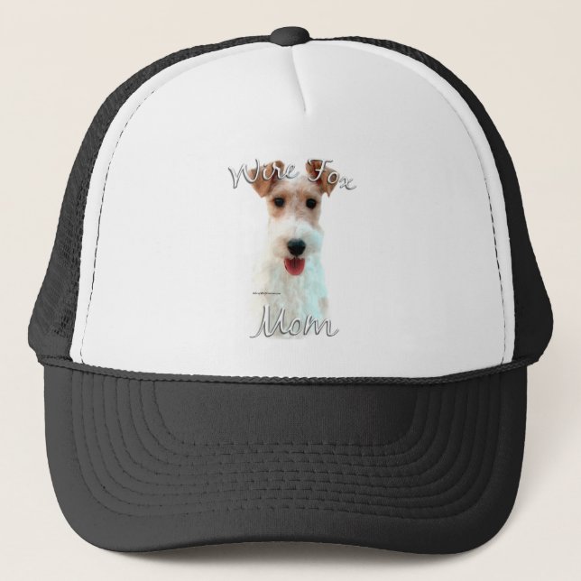 Gorra De Camionero Wire Fox Terrier Mom 2 (Anverso)