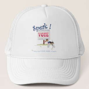 Gorra De Camionero Wire Fox Terrier Voting Voice
