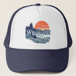 Gorra De Camionero Wisconsin Estados Unidos de América