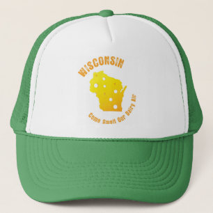 Gorra De Camionero Wisconsin viene olor nuestro aire de la lechería