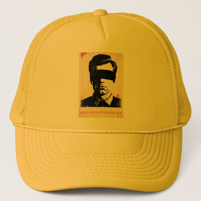 Gorra De Camionero With your eyes closed – Limited Edition of 781  (Anverso)