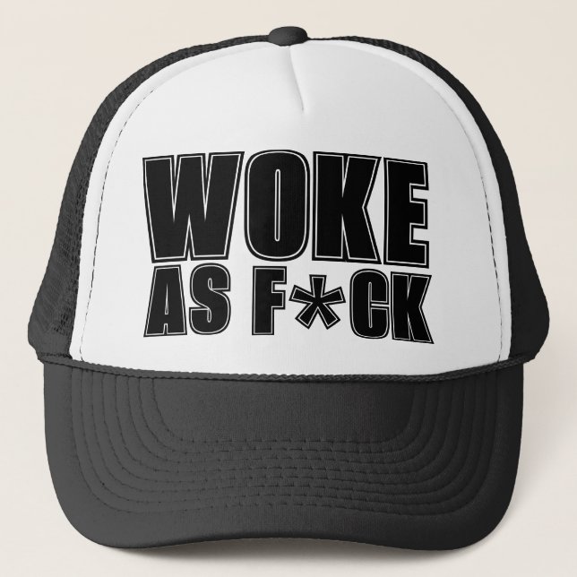 GORRA DE CAMIONERO WOKE AS F*CK (Anverso)