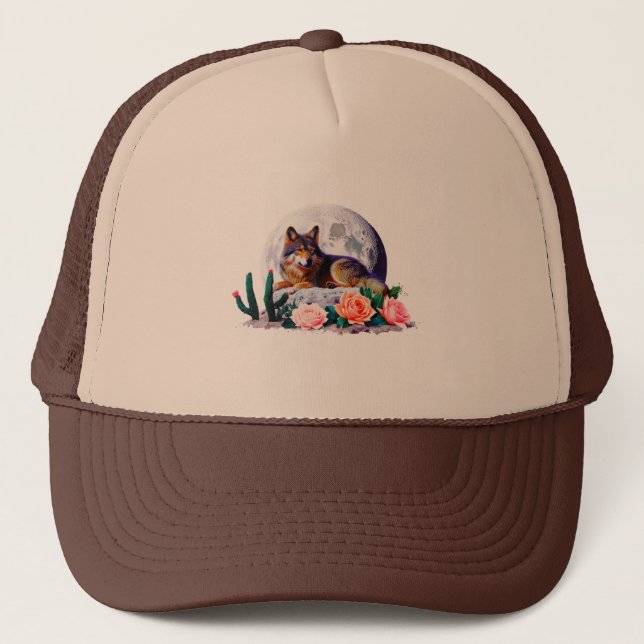 Gorra De Camionero Wolf27: (Anverso)