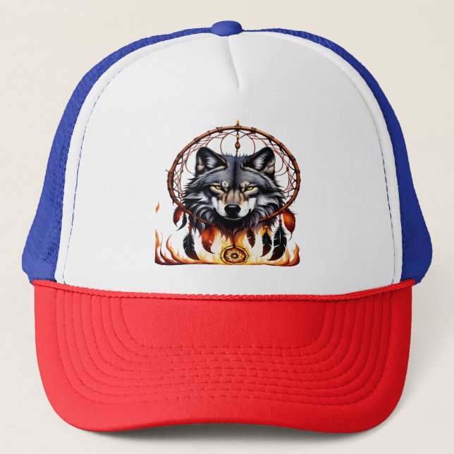 Gorra De Camionero Wolf 02 (Anverso)