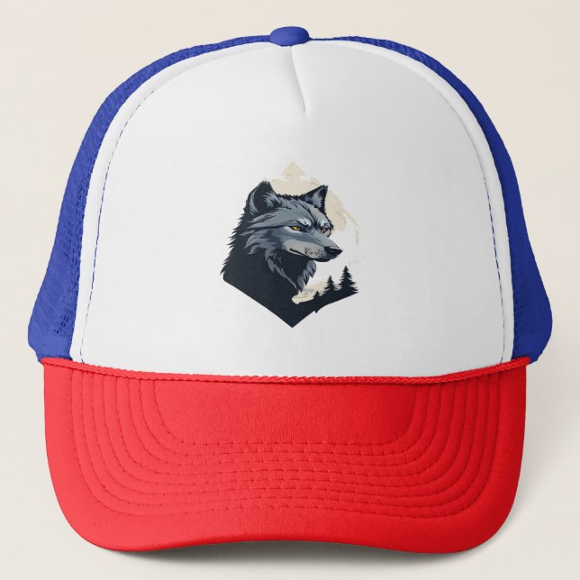 Gorra De Camionero Wolf 05 (Anverso)