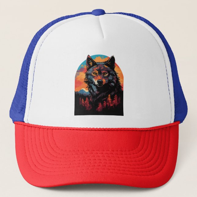Gorra De Camionero Wolf 10 (Anverso)