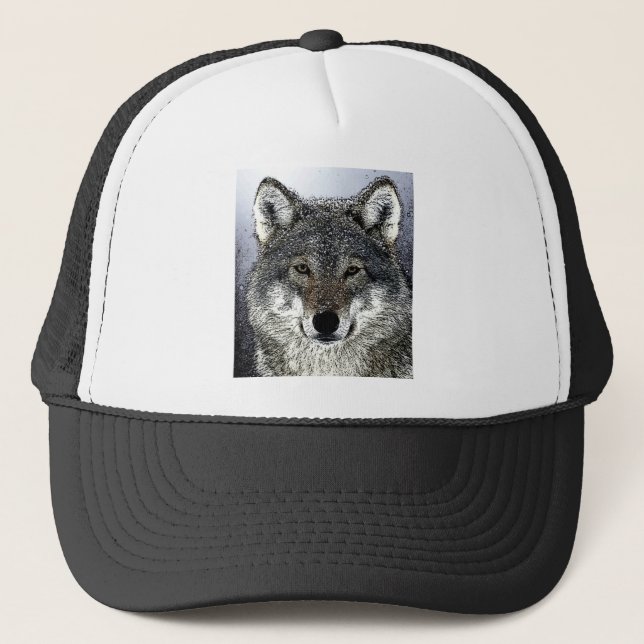Gorra De Camionero Wolf Eyes (Anverso)