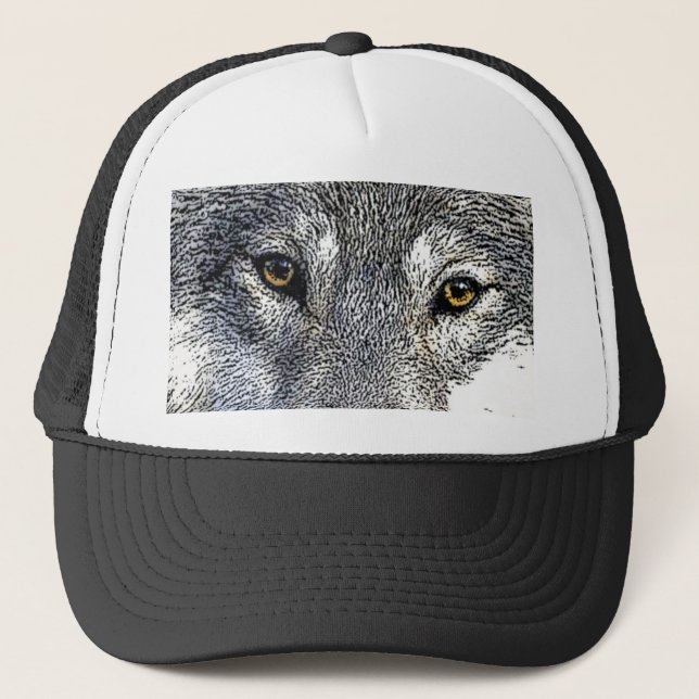 Gorra De Camionero Wolf Eyes (Anverso)