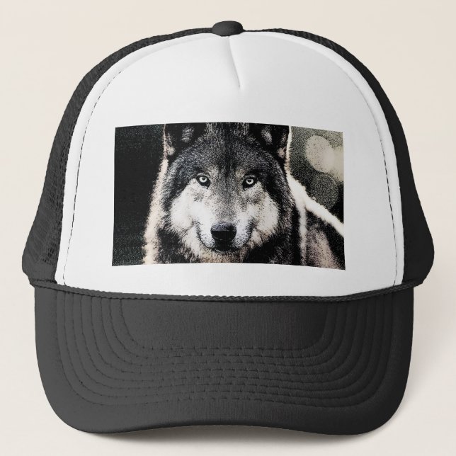 Gorra De Camionero Wolf Eyes (Anverso)