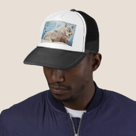 Gorra De Camionero Wolf in Snow