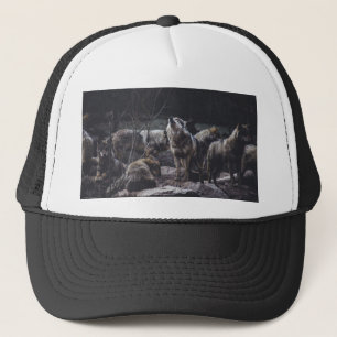 Gorra De Camionero Wolf Pack