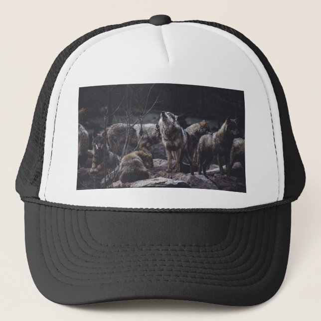Gorra De Camionero Wolf Pack (Anverso)