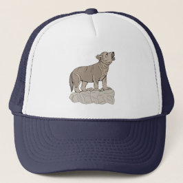 Gorra De Camionero Wolf Pup Howling