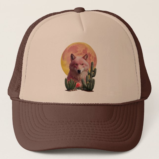Gorra De Camionero Wolf Six: (Anverso)