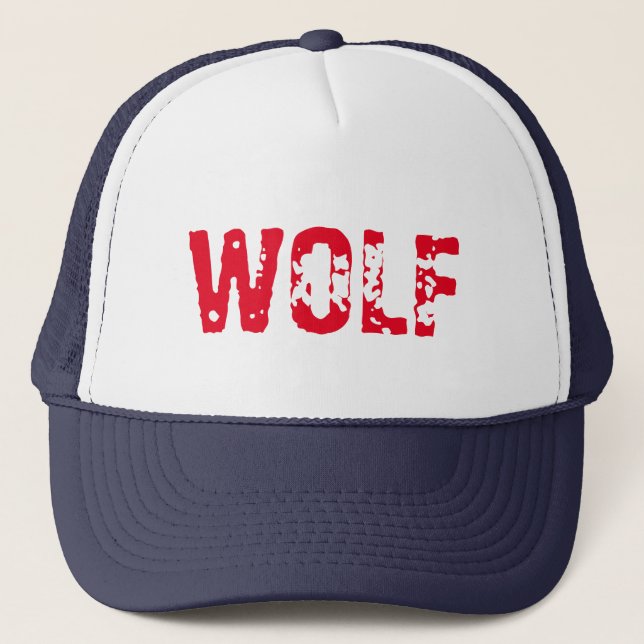Gorra De Camionero Wolf Trucker Hat (Anverso)