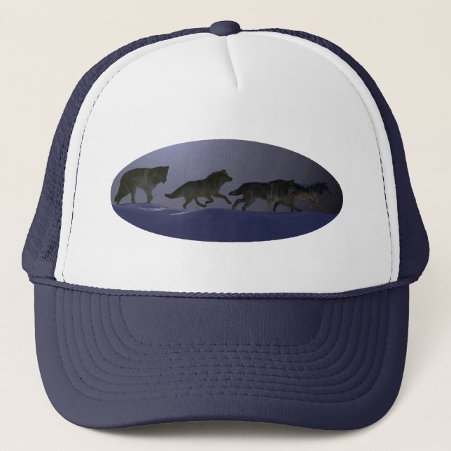 Gorra De Camionero Wolfpack (Anverso)