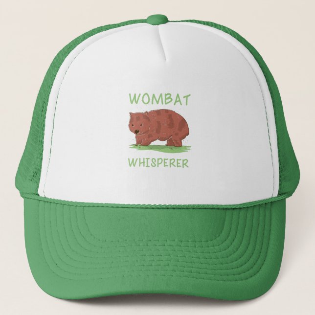 Gorra De Camionero Wombat Whisperer (Anverso)