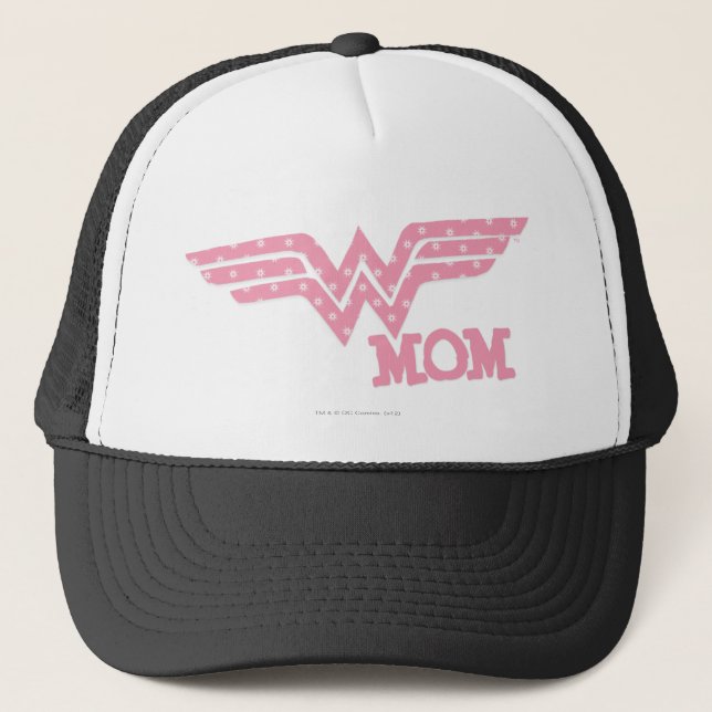Gorra De Camionero Wonder Mom Pink (Anverso)