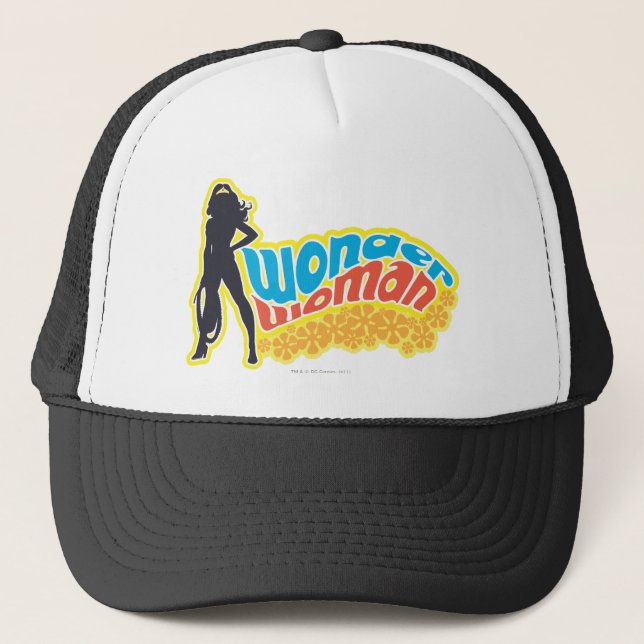 Gorra De Camionero Wonder Woman Silhouette (Anverso)