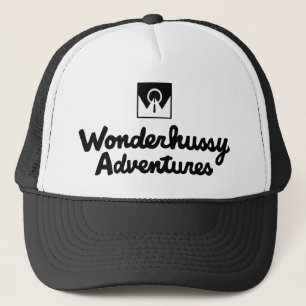 Gorra De Camionero Wonderhussy Adventures Black Logo Trucker Hat