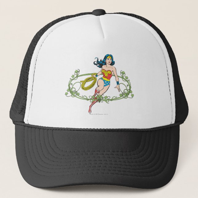 Gorra De Camionero Wonman Green Vines (Anverso)